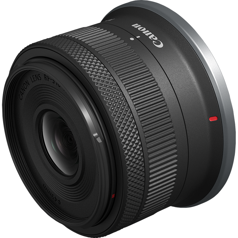 Canon RF-S 10-18mm F4.5-6.3 IS STM Objektiv Produkt: Schrägansicht von links