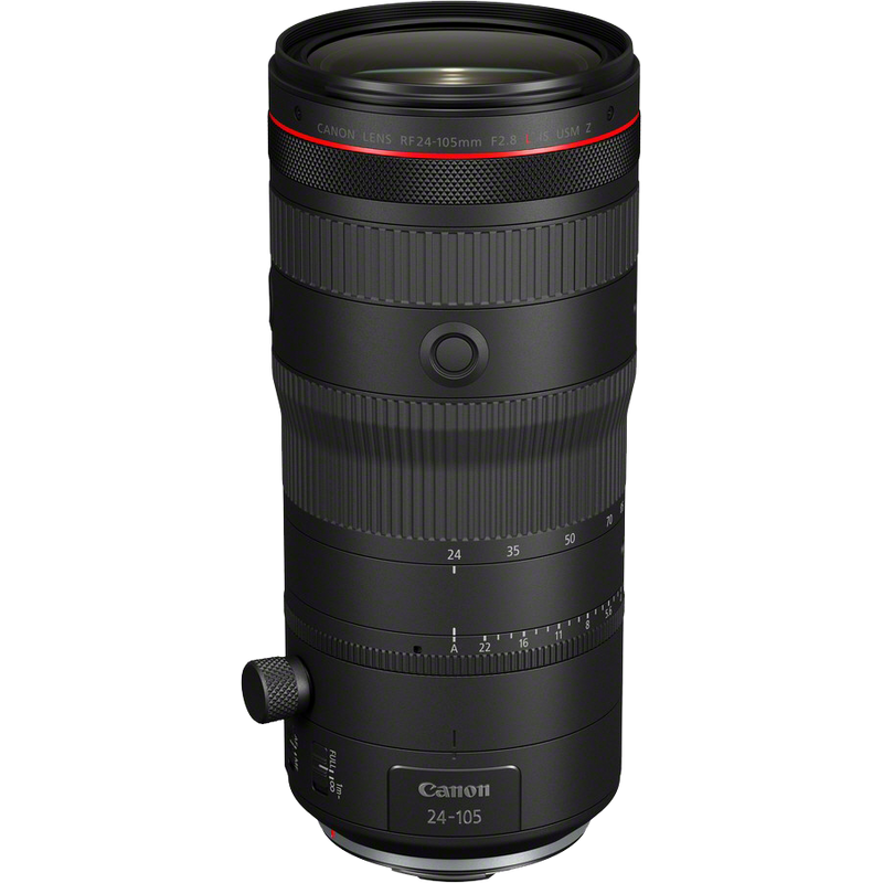 Canon RF 24-105mm F2.8L IS USM Z Objektiv Produkt: Schrägansicht von vorne