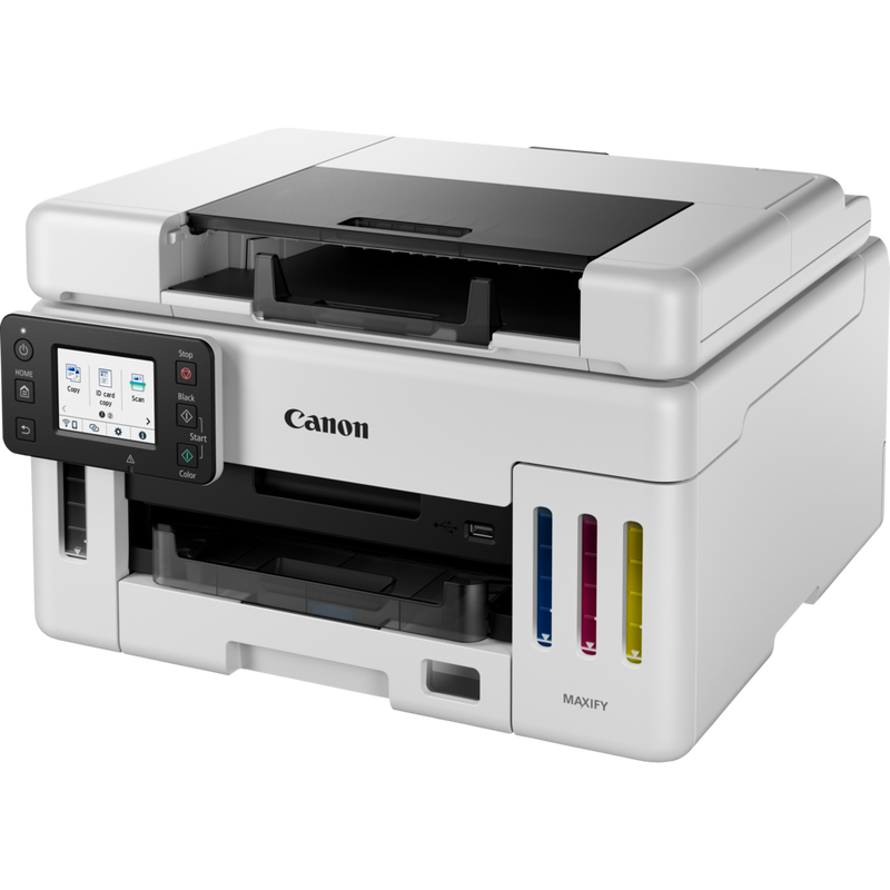 MAXIFY GX6550 Wireless 3-in-1 Refillable MegaTank Inkjet Printer Product Front Right View