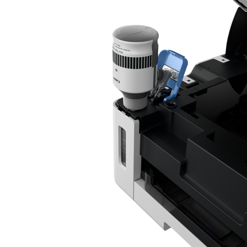 MAXIFY GX6550 Wireless 3-in-1 Refillable MegaTank Inkjet Printer Product Black ink refilling using black ink bottle