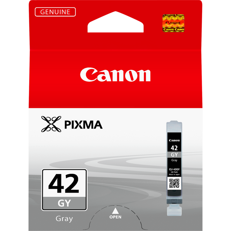 Canon CLI-42GY Tinte Grau Produkt Vorderansicht