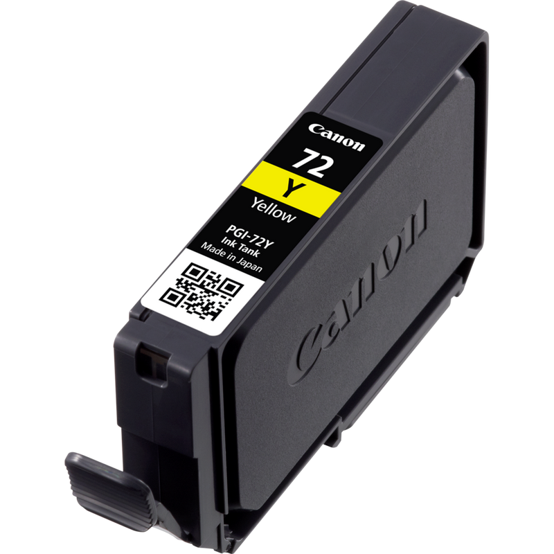 Canon PGI-72Y Tinte Gelb Produkt Ansicht der Patrone von rechts