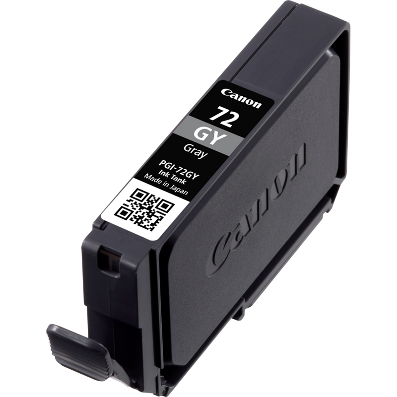 Canon PGI-72GY Tinte Grau Produkt Ansicht der Patrone von rechts