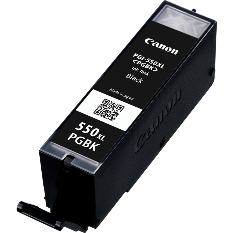Canon PGI-550PGBK XL Tinte Pigment-Schwarz mit hoher Reichweite Produkt Ansicht der Patrone von rechts