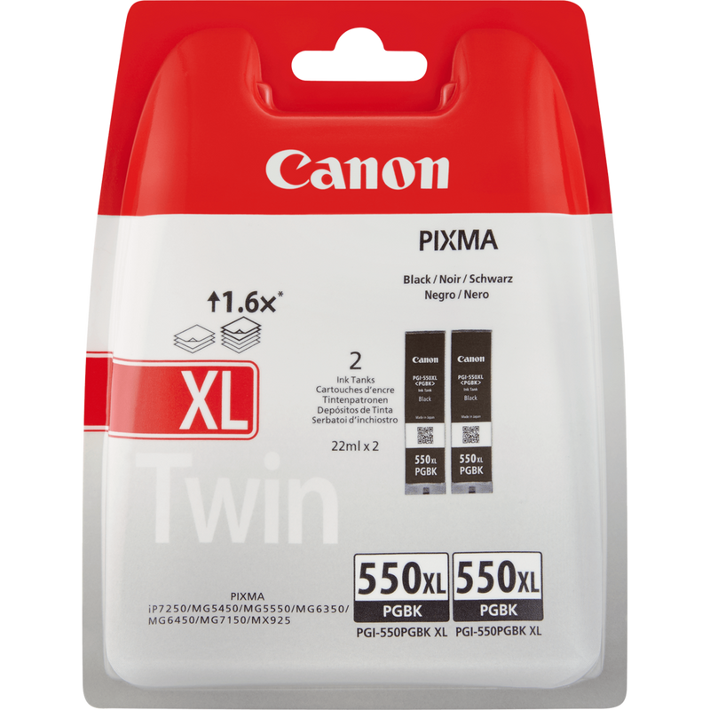 PGI-550 PGBK (Twin Pack) [Twin Pack]