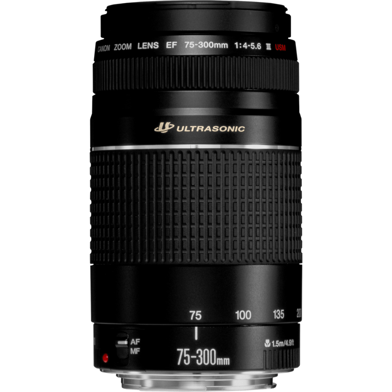 Canon EF 75-300mm f/4-5.6 III USM Objektiv Produkt Vorderansicht