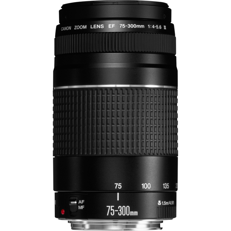 Canon EF 75-300mm f/4-5.6 III Objektiv Produkt Vorderansicht
