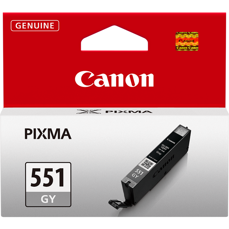 Canon CLI-551GY Tinte Grau Produkt Vorderansicht