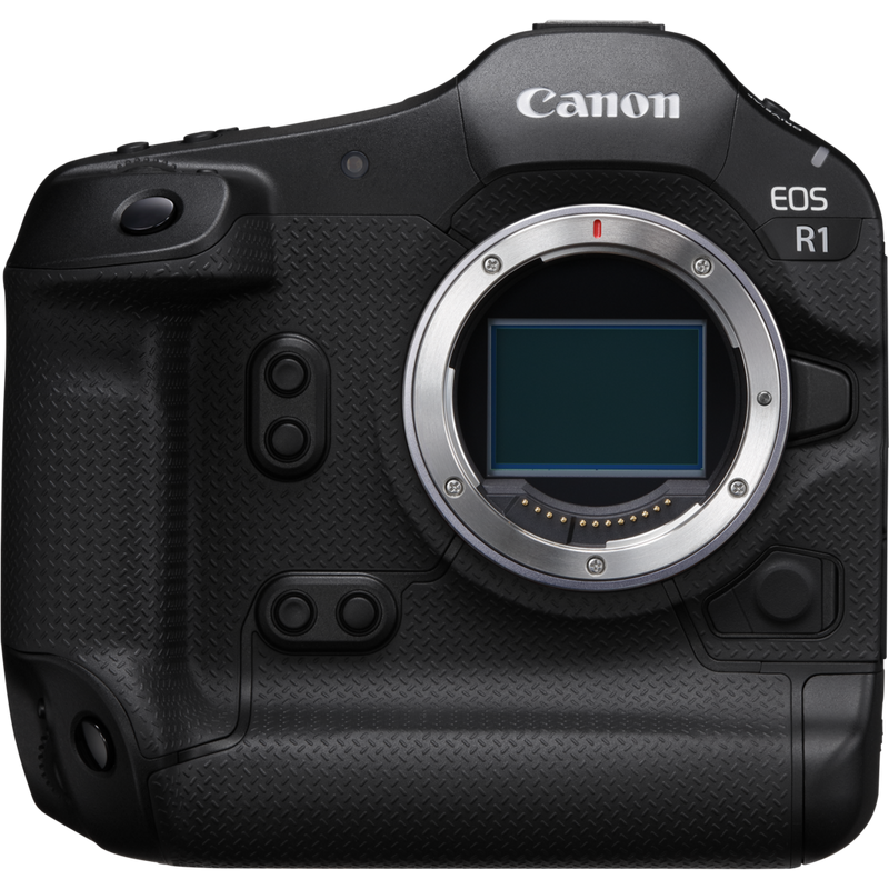 Canon EOS R1 spiegelloses Kameragehäuse Produkt Vorderansicht