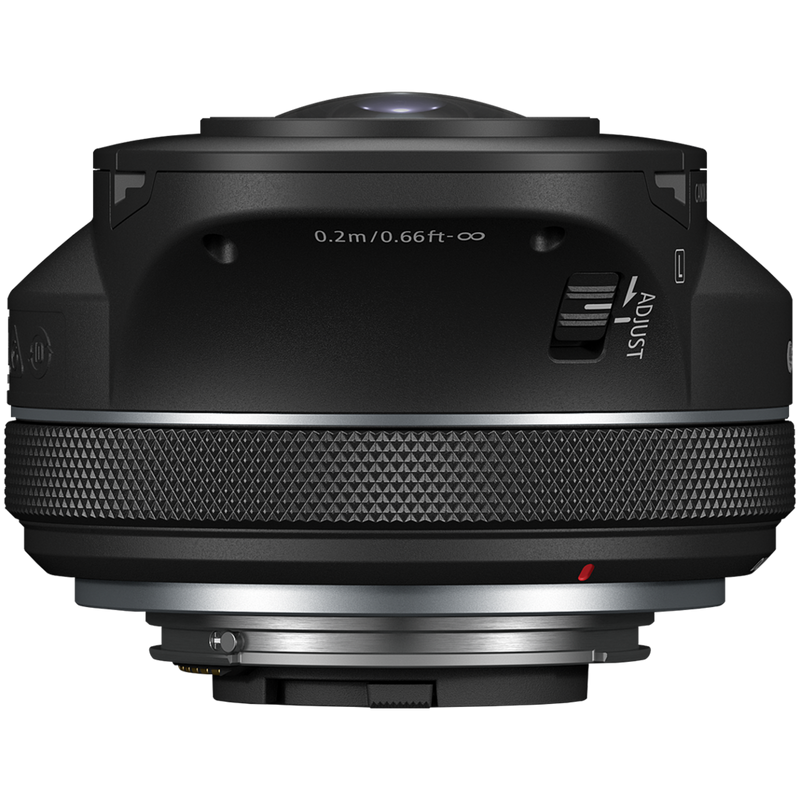 Canon RF-S 3.9mm F3.5 STM DUAL FISHEYE-Objektiv Produkt Ansicht von rechts