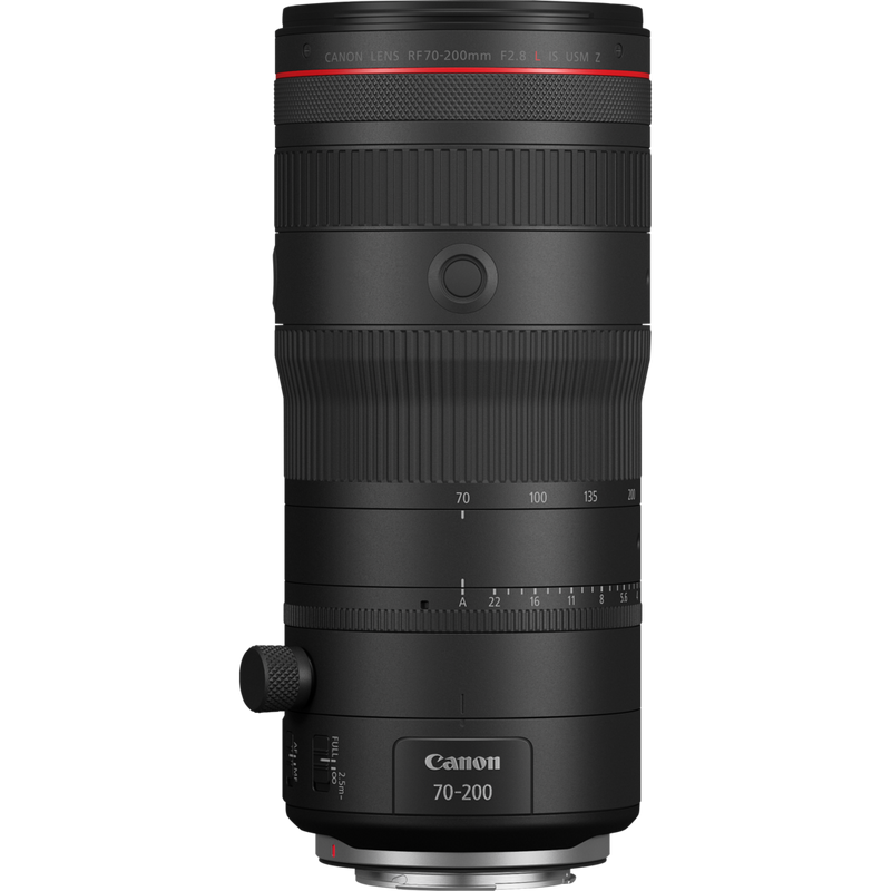 Canon RF 70-200mm F2.8L IS USM Z Objektiv, schwarz Produkt Vorderansicht