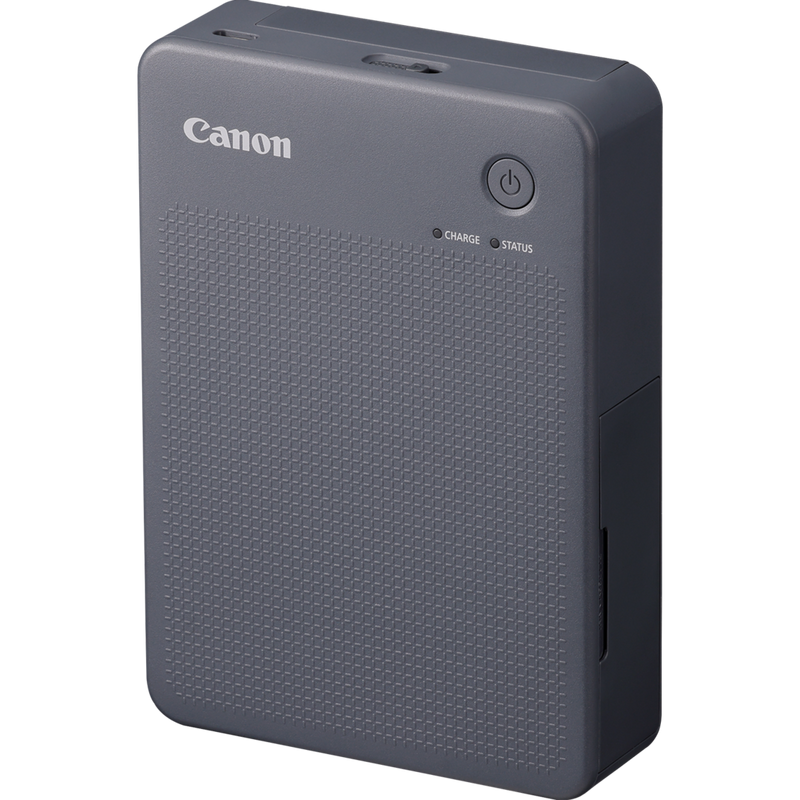 Canon SELPHY QX20 mobiler WLAN-Farbfotodrucker, Dunkelgrau Produkt Seitenansicht