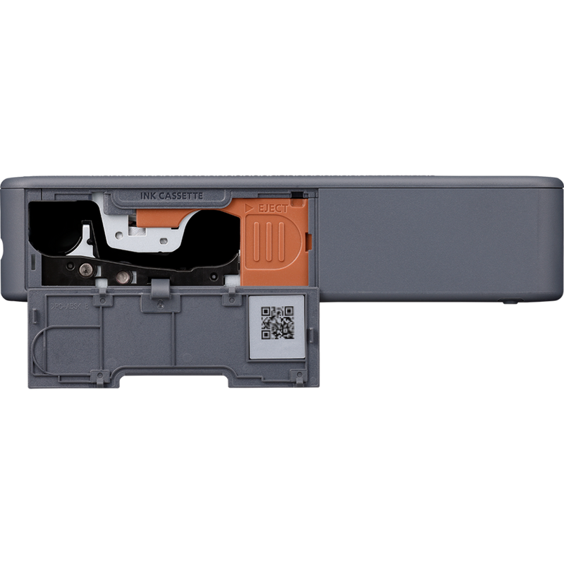 Canon SELPHY QX20 mobiler WLAN-Farbfotodrucker, Dunkelgrau Produkt Offene Ansicht