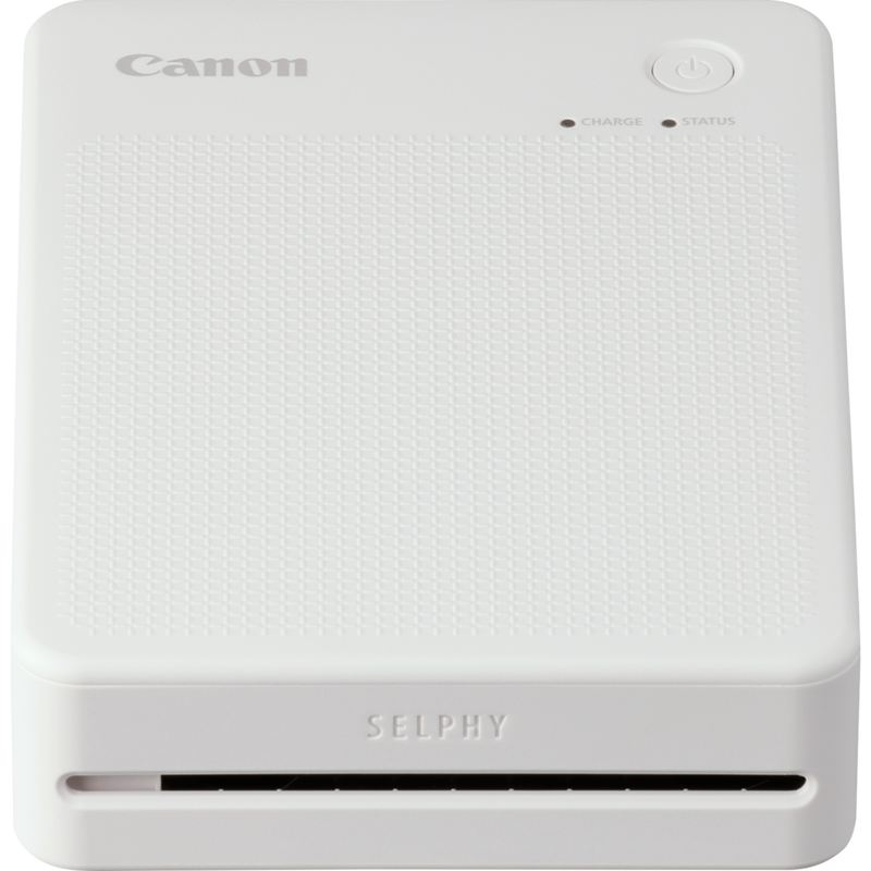 Canon SELPHY QX20 mobiler WLAN-Farbfotodrucker, Sandweiß Produkt Ansicht von unten