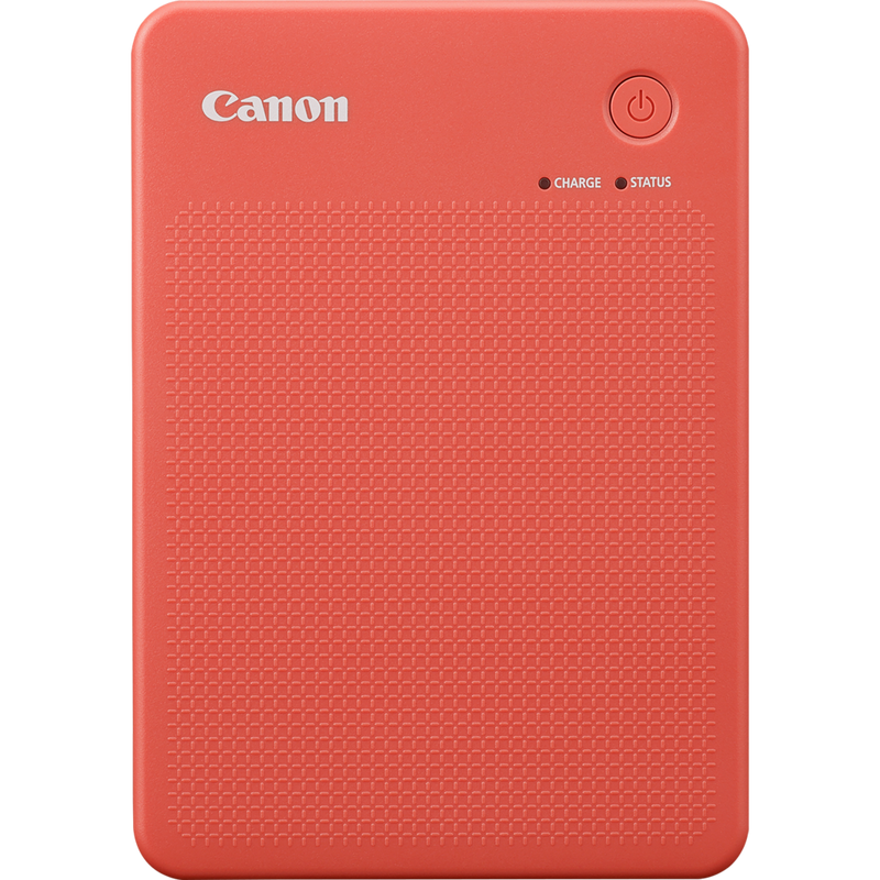 Canon SELPHY QX20 mobiler WLAN-Farbfotodrucker, Terrakottarot Produkt Vorderansicht