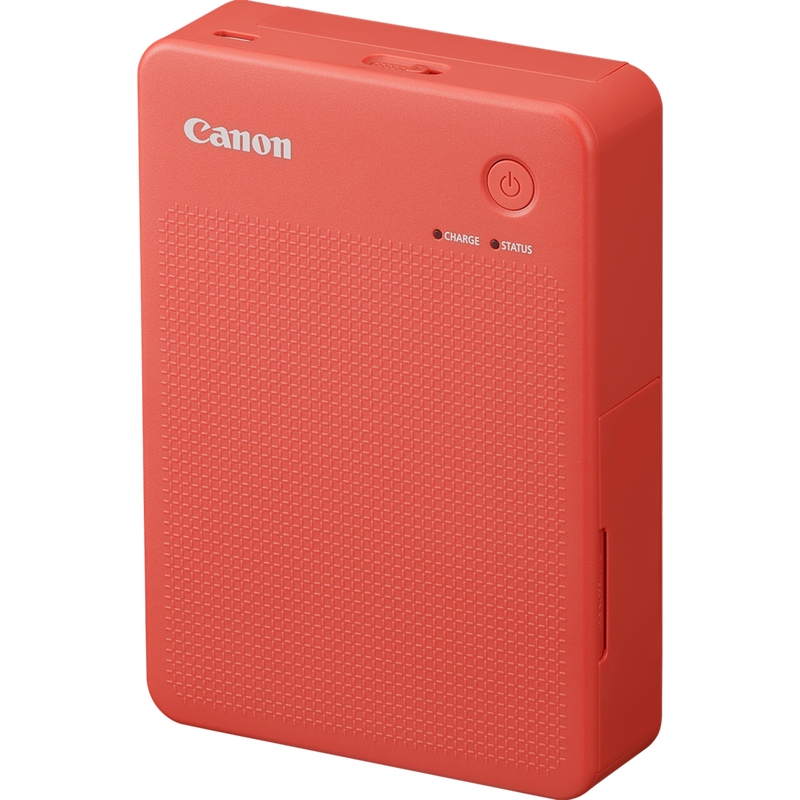 Canon SELPHY QX20 mobiler WLAN-Farbfotodrucker, Terrakottarot Produkt Seitenansicht