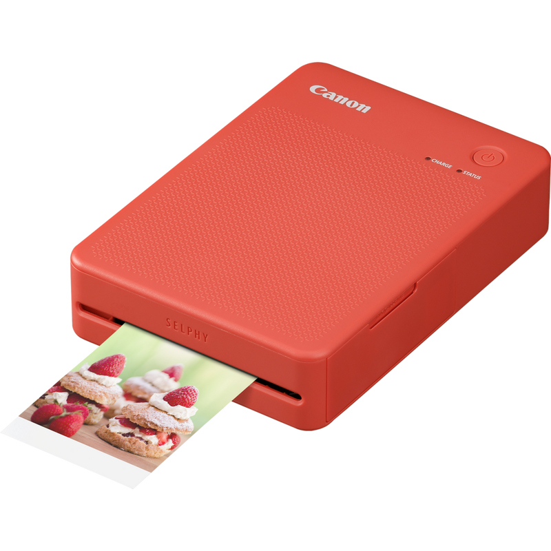Canon SELPHY QX20 mobiler WLAN-Farbfotodrucker, Terrakottarot Produkt Produkt mit Fotodruck