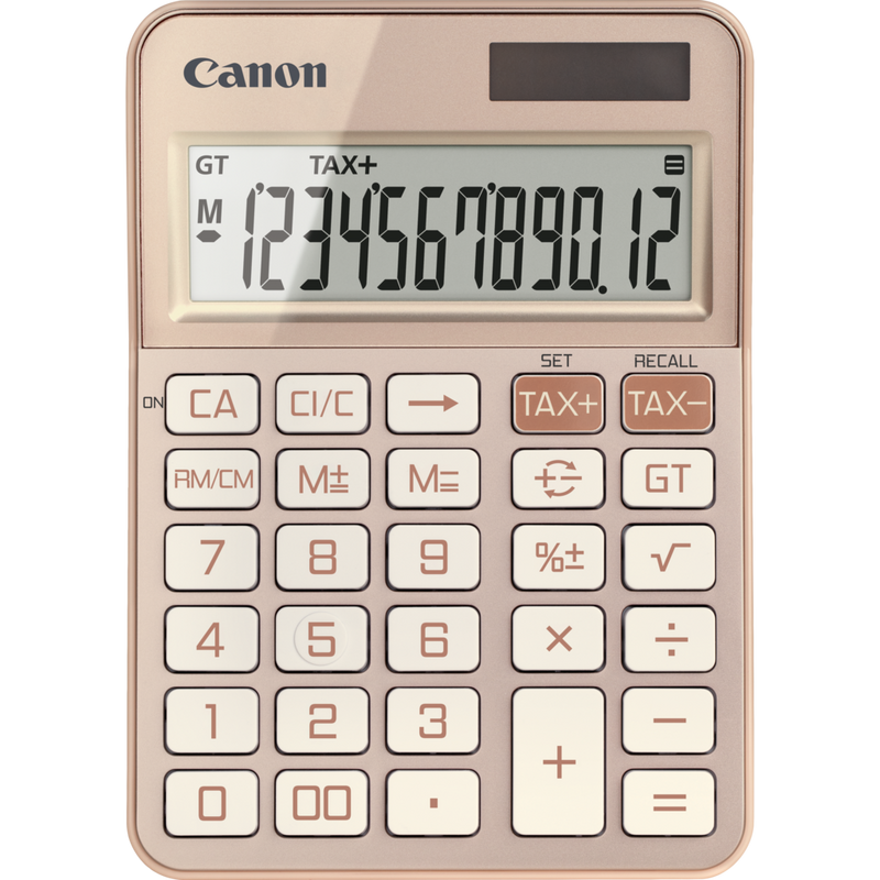 Canon KS-125KB Taschenrechner – Roségold Produkt Vorderansicht