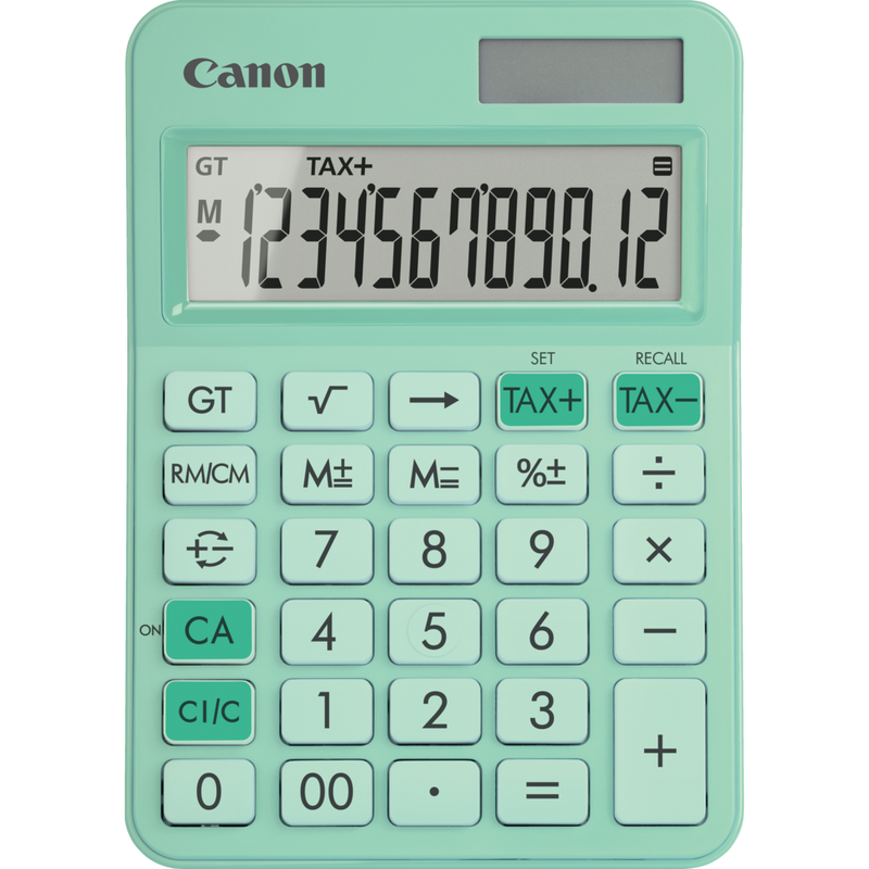 Canon LS-125KB Taschenrechner – Grün Produkt Vorderansicht