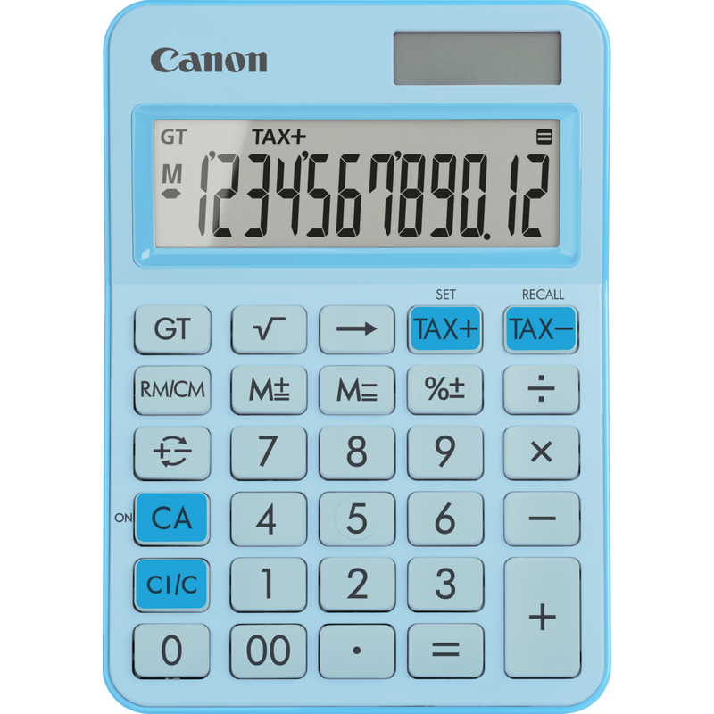 Canon LS-125KB Taschenrechner – Blau Produkt Vorderansicht