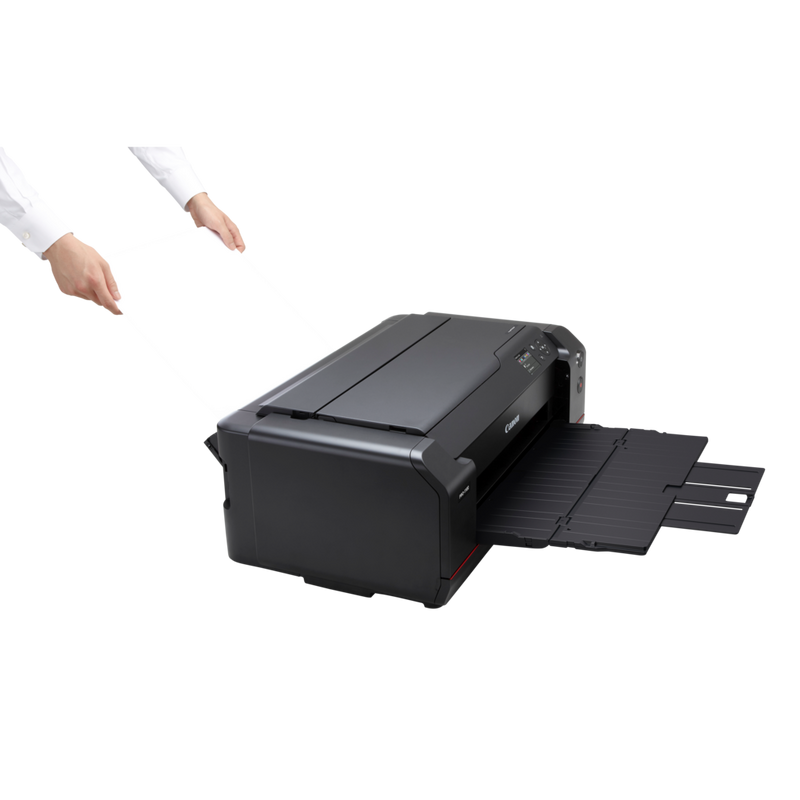 imagePROGRAF PRO-1100 Einlegen von Papier über das hintere Fach