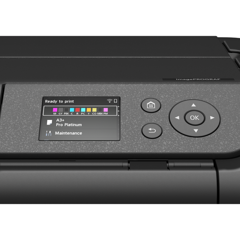 Canon imagePROGRAF PRO-310 A3+ Printer Product Top Panel View