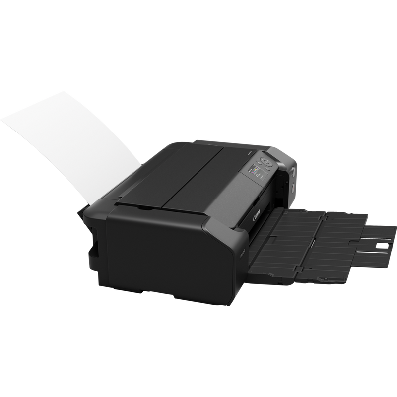 Canon imagePROGRAF PRO-310 A3+ Printer Product Slant view with Paper Tray out