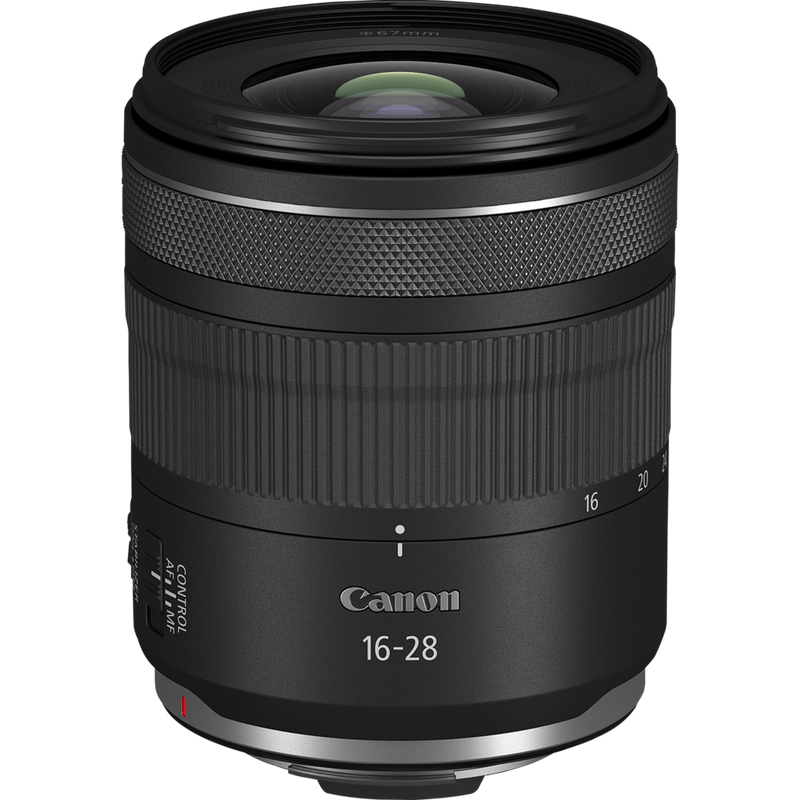 Canon RF 16-28mm F2.8 IS STM Objektiv Produkt Ansicht von oben