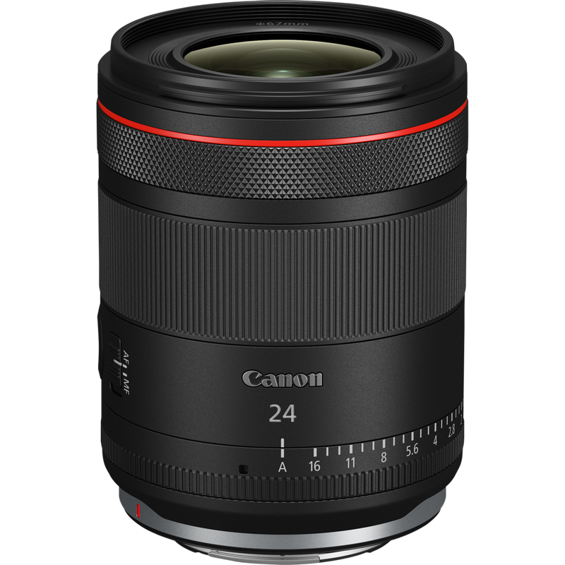 Canon RF 24mm F1.4L VCM Objektiv Produkt Ansicht von oben