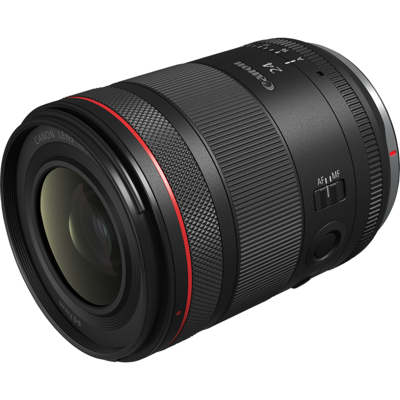 Canon RF 24mm F1.4L VCM Objektiv Produkt Schrägansicht