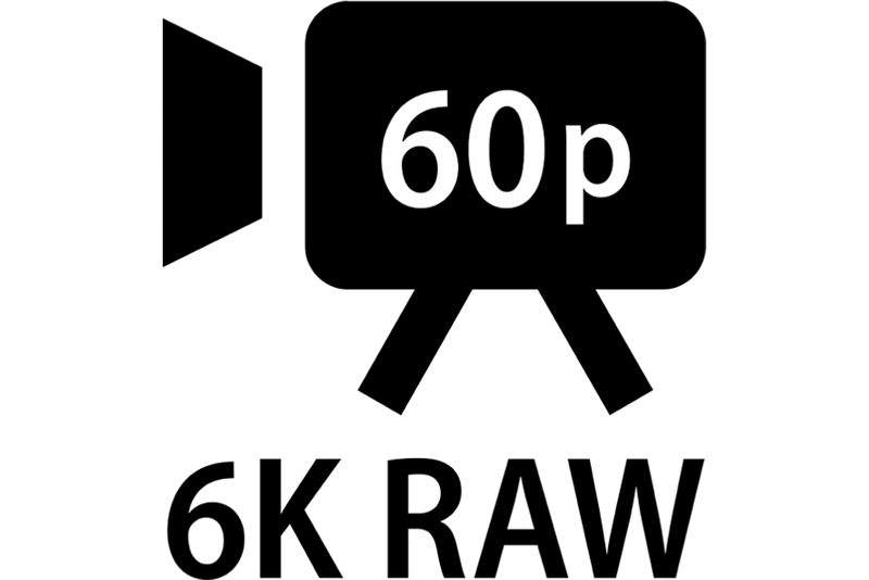 6K video vo formáte RAW až do 60p