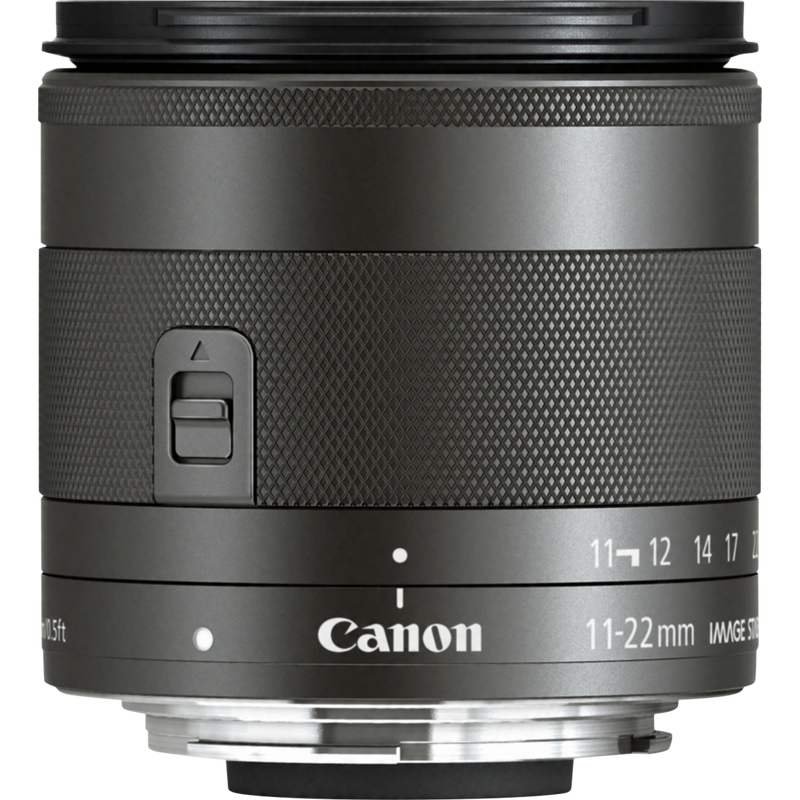Canon EF-M 11-22mm f/4-5.6 IS STM Objektiv Produkt Vorderansicht