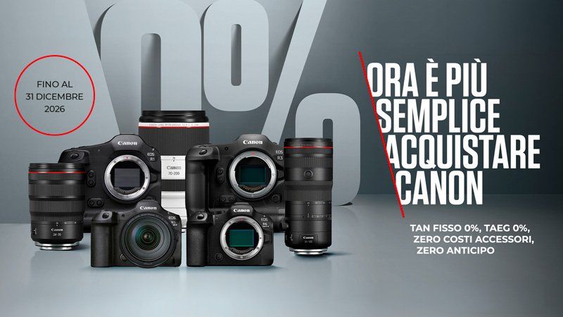 Ora è più semplice acquistare Canon!