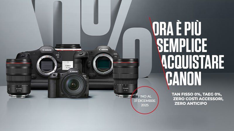 Ora è più semplice acquistare Canon!
