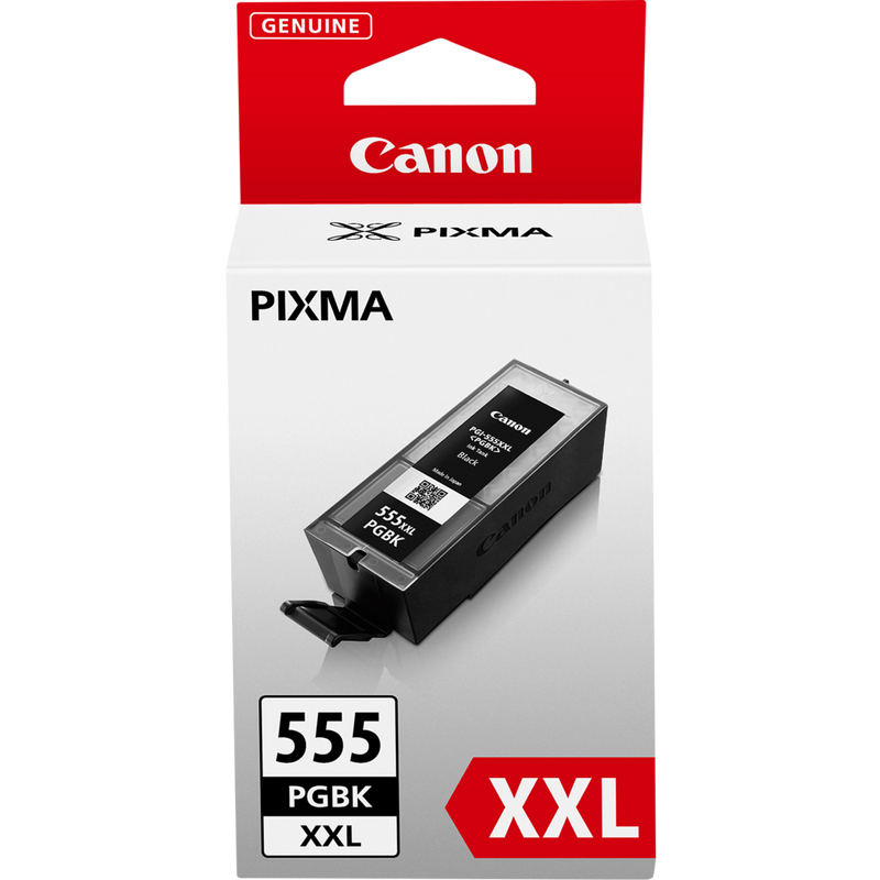 Canon PGI-555PGBK XXL Tinte Pigment-Schwarz mit hoher Reichweite Produkt Vorderansicht