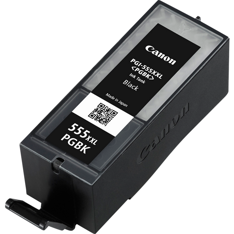 Canon PGI-555PGBK XXL Tinte Pigment-Schwarz mit hoher Reichweite Produkt Ansicht der Patrone von rechts