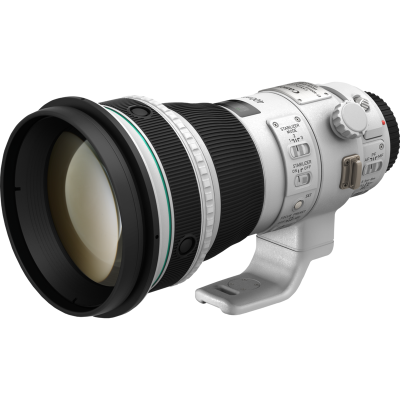 Canon EF 400mm f/4 DO IS II USM Objektiv Produkt Ansicht von oben