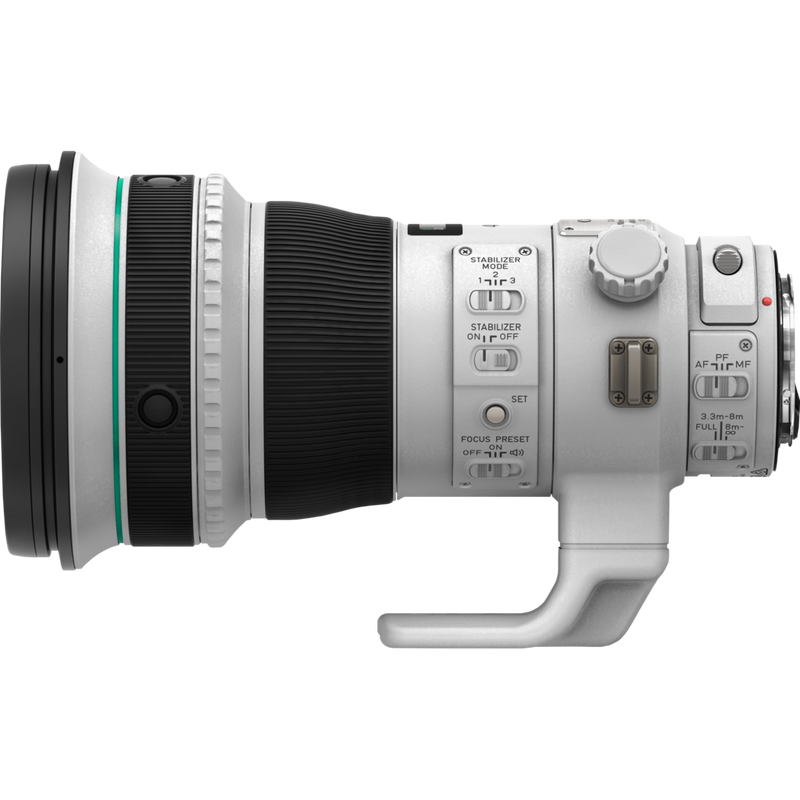 Canon EF 400mm f/4 DO IS II USM Objektiv Produkt Ansicht von links