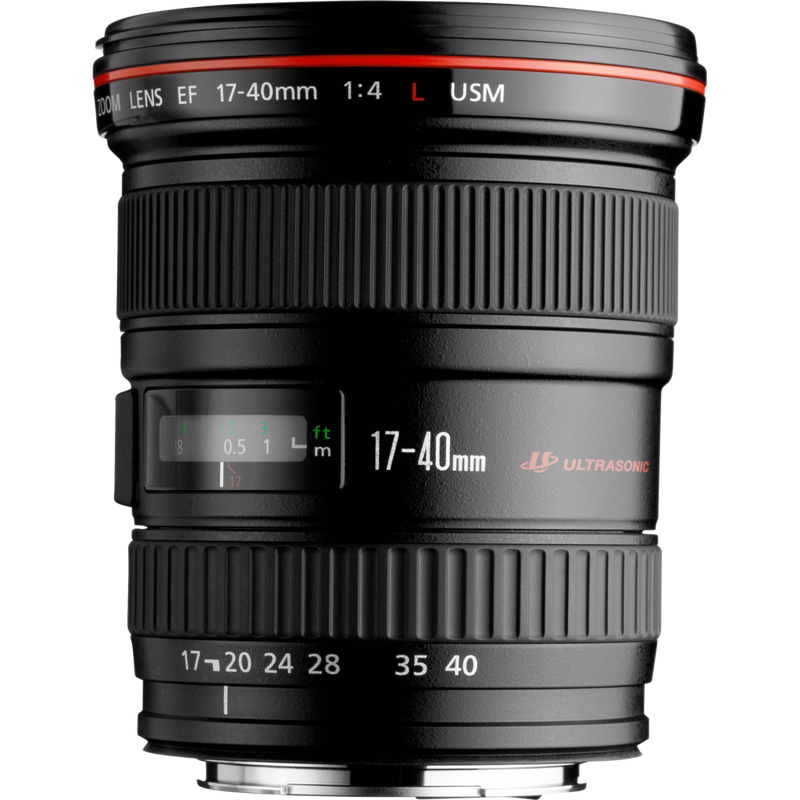 Canon EF 17-40mm f/4L USM Objektiv Produkt Vorderansicht