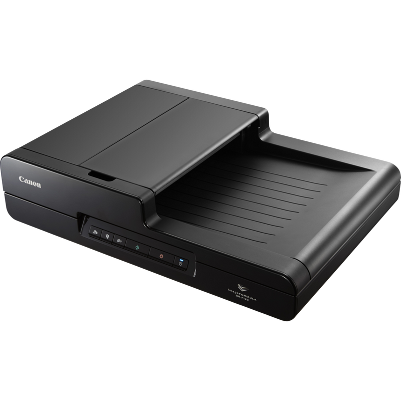 Canon imageFORMULA DR-F120 Flachbett-Dokumentenscanner Produkt Vorderansicht von rechts