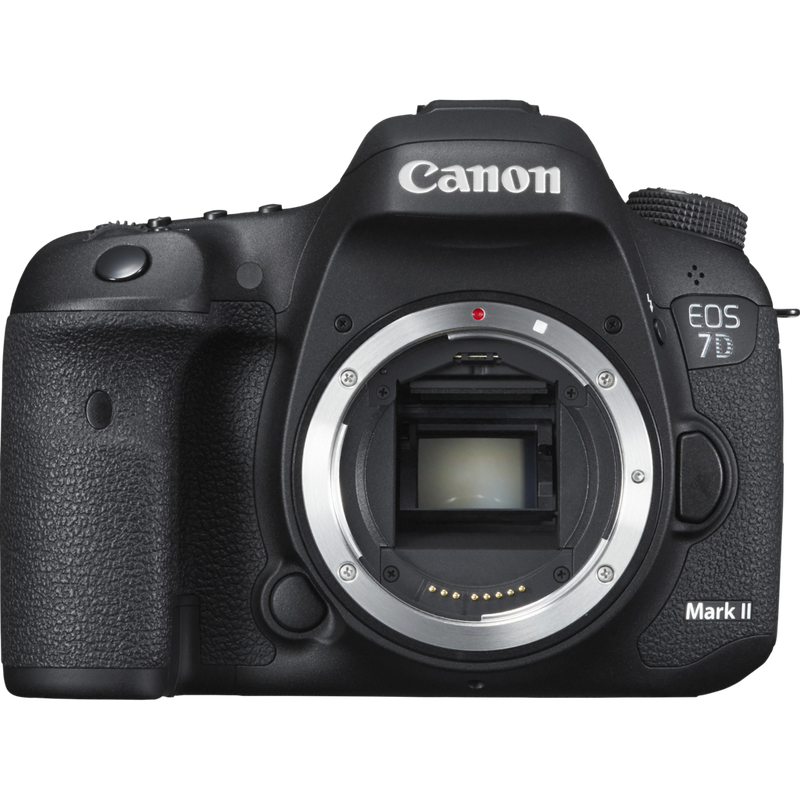 Canon EOS 7D Mark II Gehäuse + W-E1 WLAN-Adapter Produkt Vorderansicht