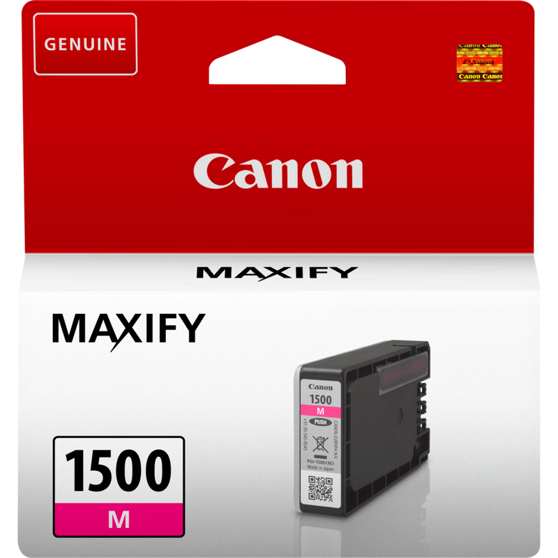 Canon PGI-1500M Magenta Ink Cartridge Product Front View