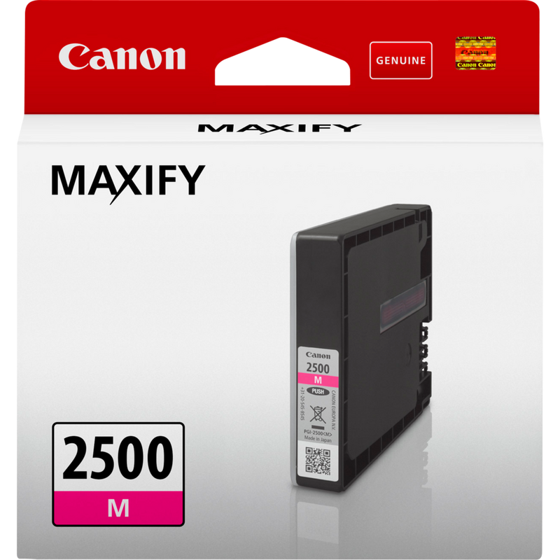 Canon PGI-2500M Magenta Ink Cartridge Product Front View