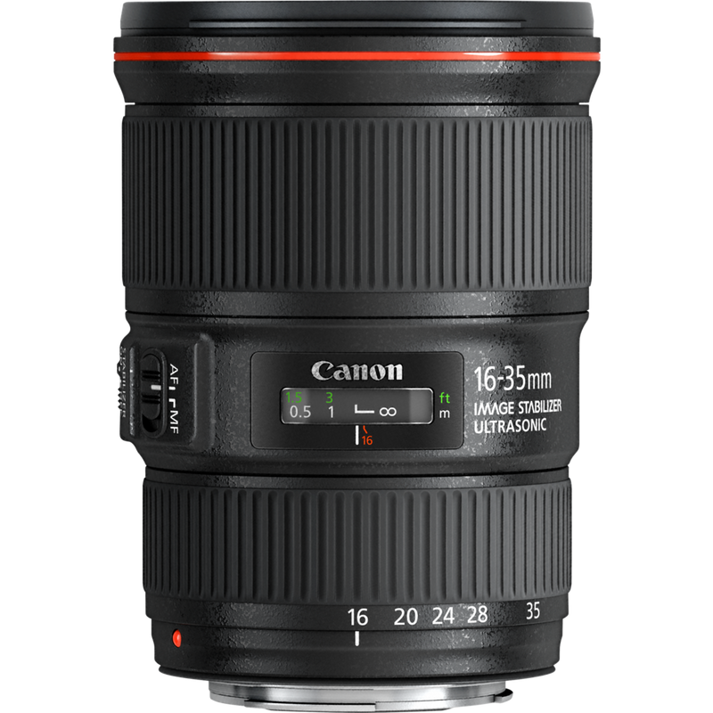 Canon EF 16-35mm f/4L IS USM Objektiv Produkt Vorderansicht