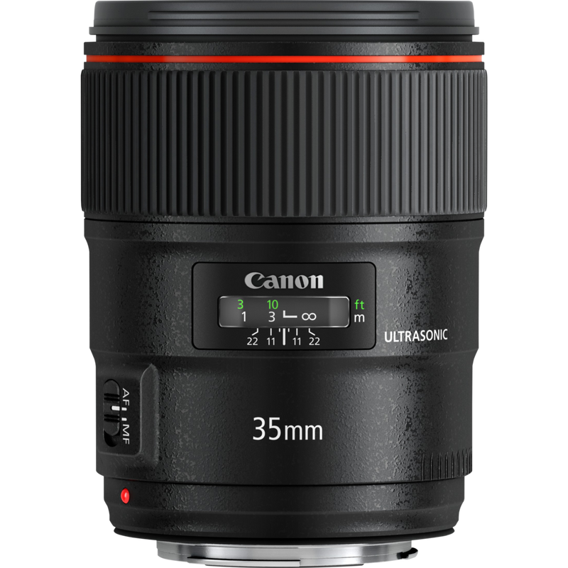 Canon EF 35mm f/1.4L II USM Objektiv Produkt Vorderansicht