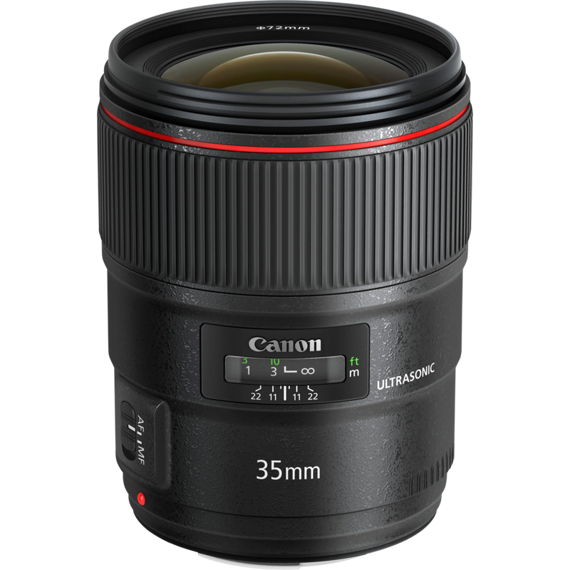 Canon EF 35mm f/1.4L II USM Objektiv Produkt Vorderansicht
