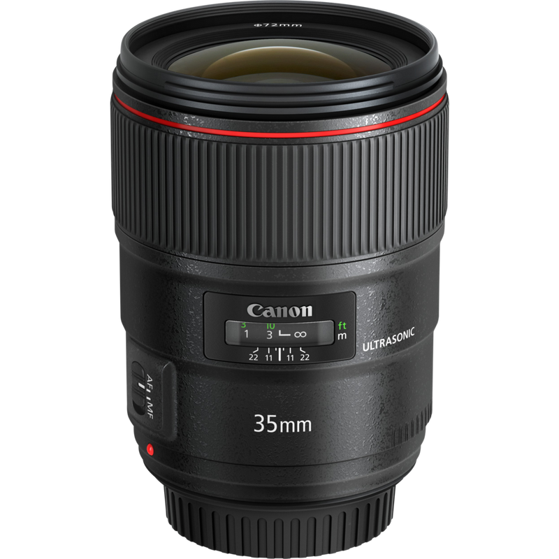 Canon EF 35mm f/1.4L II USM Objektiv Produkt Vorderansicht