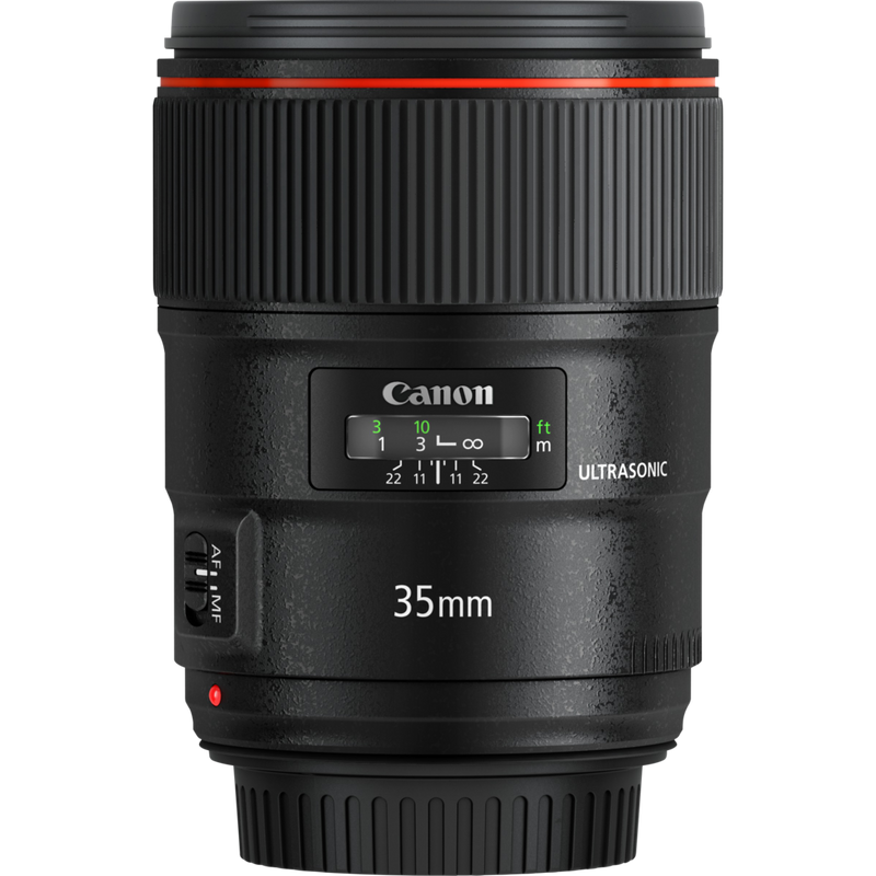 Canon EF 35mm f/1.4L II USM Objektiv Produkt Vorderansicht