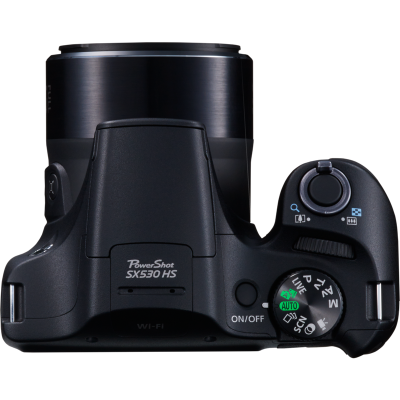 Canon PowerShot SX530 HS Produkt Ansicht von oben