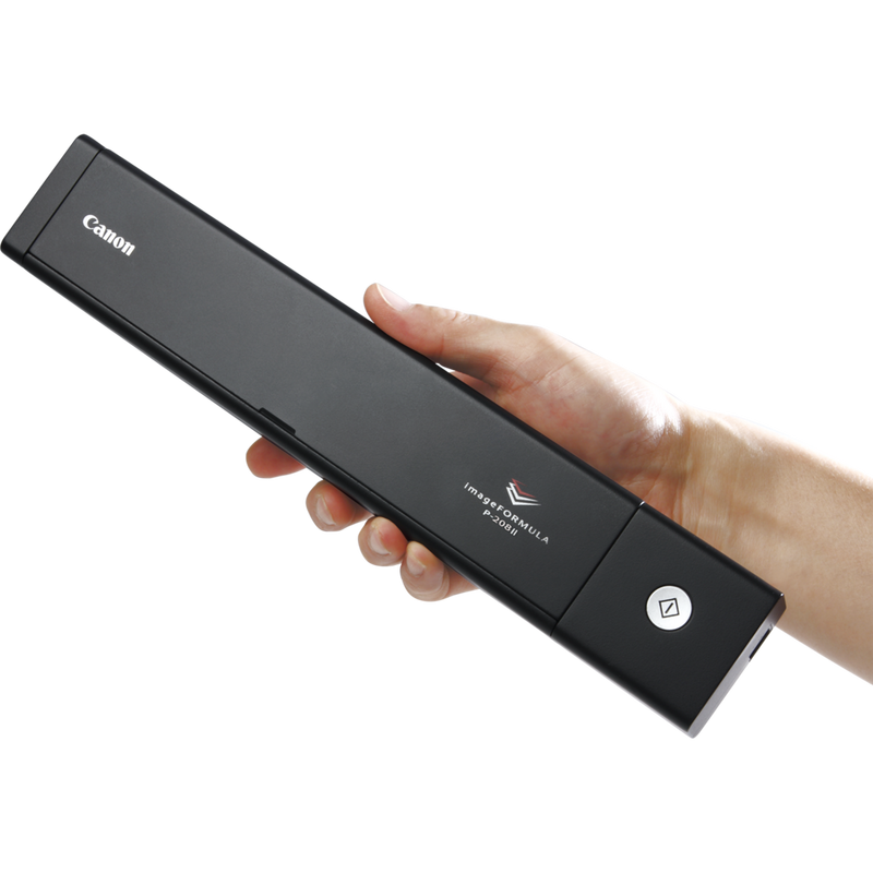 Canon imageFORMULA P-208II mobiler Dokumentenscanner Produkt In der Hand gehaltenes Produkt